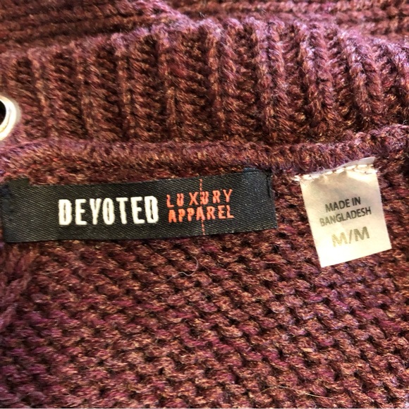 ☀️ Devoted Luxury Apparel Oversized Open Sweater size medium - Picture 3 of 10